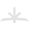 Ekena Millwork Davenport Architectural Grade PVC Gable Bracket, 84"W x 42"H x 4"D x 6"F, 12/12 Pitch GBP084X42X0406DAV00 - alternate 5